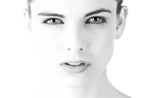 black and white close up eyes 407035