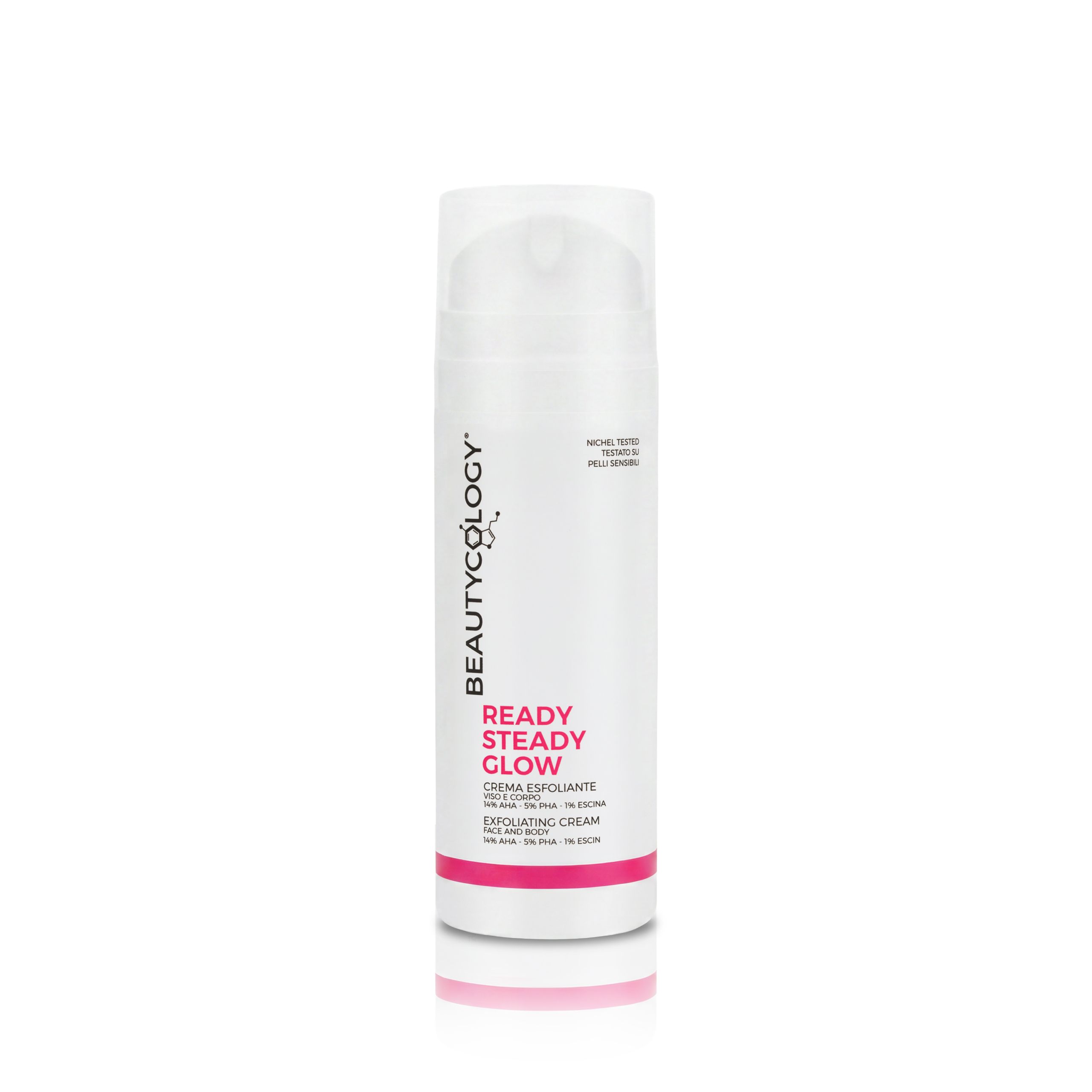 Beautycology ready steady glow crema viso e corpo esfoliante